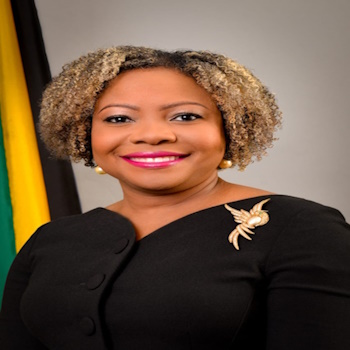 Senator the Honourable Dr. Dana Morris-Dixon : Minister without Portfolio in the Office of the Prime Minister Responsibility: Skills and Digital Transformation
